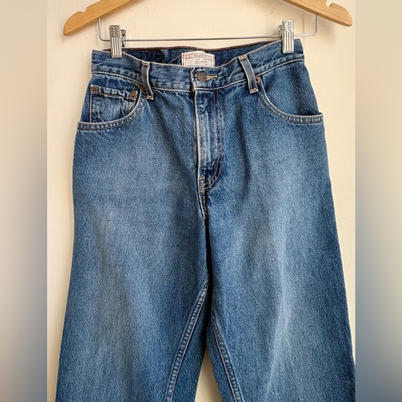 Classic Levi Strauss Signature 100% Cotton High Waist Jeans Misses Size 6 Medium - Picture 2 of 3